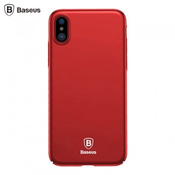 Baseus dėklas raudonas (IPHONE X/Xs)